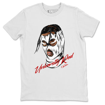 Jordan 1 Low University Red shirt to match jordans Ski Mask Gang sneakertees AJ1 Low University Red SNRT Sneaker Release Tees Unisex White 2 T-Shirt