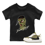 Air Jordan 1 Travis Scott Golf shirt to match jordans Ski Mask Gang sneaker tees AJ1 lowTravis Scott Golf SNRT Sneaker Release Tees Baby Toddler Black 1 T-Shirt