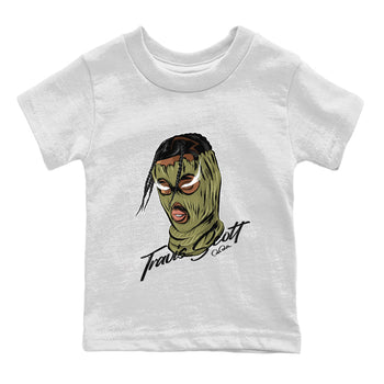 Air Jordan 1 Travis Scott Golf shirt to match jordans Ski Mask Gang sneaker tees AJ1 lowTravis Scott Golf SNRT Sneaker Release Tees Baby Toddler White 2 T-Shirt
