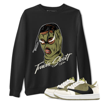Air Jordan 1 Travis Scott Golf shirt to match jordans Ski Mask Gang sneaker tees AJ1 lowTravis Scott Golf SNRT Sneaker Release Tees Unisex Black 1 T-Shirt