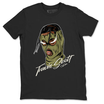 Air Jordan 1 Travis Scott Golf shirt to match jordans Ski Mask Gang sneaker tees AJ1 lowTravis Scott Golf SNRT Sneaker Release Tees Unisex Black 2 T-Shirt