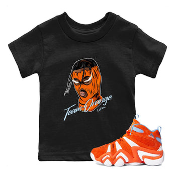 Crazy 8 Team Orange shirt to match jordans Ski Mask Gang sneaker tees Adidas Crazy 8 Team Orange SNRT Sneaker Release Tees Baby Toddler Black 1 T-Shirt