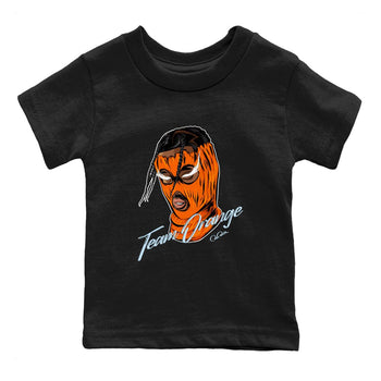 Crazy 8 Team Orange shirt to match jordans Ski Mask Gang sneaker tees Adidas Crazy 8 Team Orange SNRT Sneaker Release Tees Baby Toddler Black 2 T-Shirt