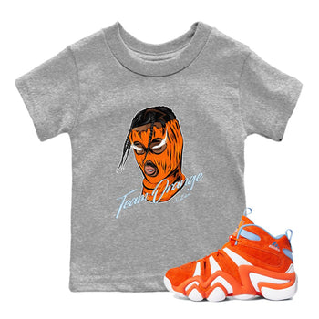 Crazy 8 Team Orange shirt to match jordans Ski Mask Gang sneaker tees Adidas Crazy 8 Team Orange SNRT Sneaker Release Tees Baby Toddler Heather Grey 1 T-Shirt