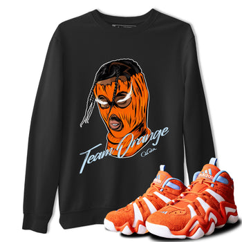 Crazy 8 Team Orange shirt to match jordans Ski Mask Gang sneaker tees Adidas Crazy 8 Team Orange SNRT Sneaker Release Tees Unisex Black 1 T-Shirt