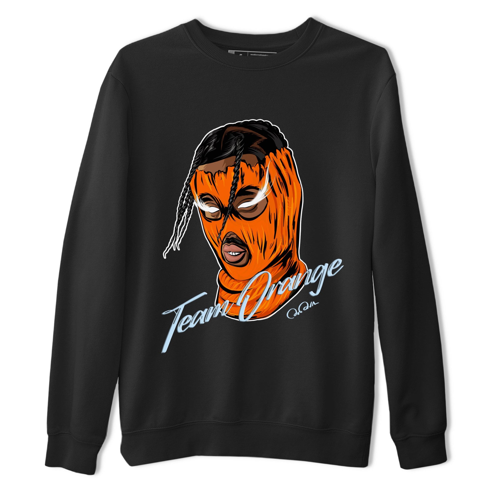Crazy 8 Team Orange shirt to match jordans Ski Mask Gang sneaker tees Adidas Crazy 8 Team Orange SNRT Sneaker Release Tees Unisex Black 2 T-Shirt