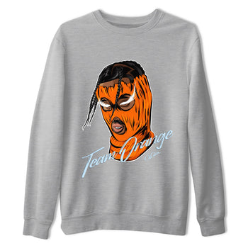 Crazy 8 Team Orange shirt to match jordans Ski Mask Gang sneaker tees Adidas Crazy 8 Team Orange SNRT Sneaker Release Tees Unisex Heather Grey 2 T-Shirt