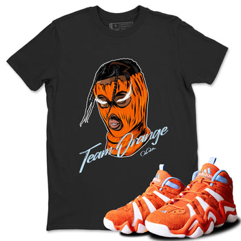 Crazy 8 Team Orange shirt to match jordans Ski Mask Gang sneaker tees Adidas Crazy 8 Team Orange SNRT Sneaker Release Tees Unisex Black 1 T-Shirt