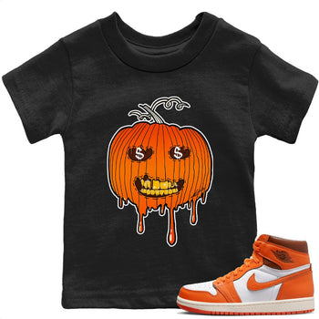 Jordan 1 Starfish unique Halloween sneaker tee Ski Mask Pumpkin Sneaker Tees Jordan 1 Starfish Sneaker Release Tees Kids Shirts