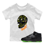 Dunk Mid Premium shirt to match jordans Skrrr sneaker tees Halloween night dress Dunk Halloween SNRT Sneaker Release Tees Baby Toddler White 1 T-Shirt