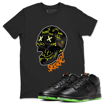 Dunk Mid Premium shirt to match jordans Skrrr sneaker tees Halloween night dress Dunk Halloween SNRT Sneaker Release Tees Unisex Black 1 T-Shirt