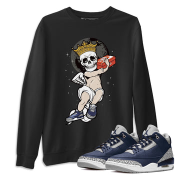 Jordan 3 Midnight Navy Sneaker Match Tees Skull Angel Sneaker Tees Jordan 3 Midnight Navy Sneaker Release Tees Unisex Shirts