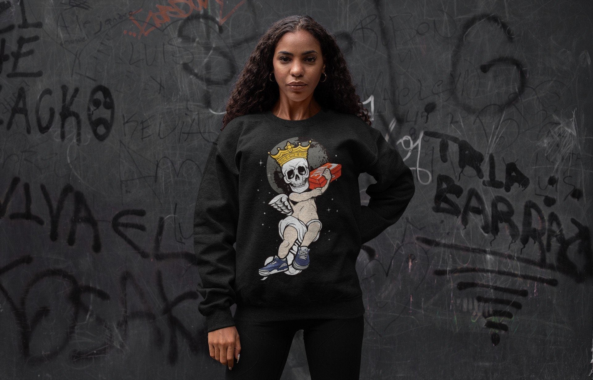 Jordan 3 Midnight Navy Sneaker Match Tees Skull Angel Sneaker Tees Jordan 3 Midnight Navy Sneaker Release Tees Unisex Shirts