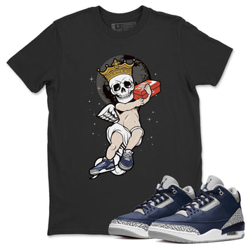 Jordan 3 Midnight Navy Sneaker Match Tees Skull Angel Sneaker Tees Jordan 3 Midnight Navy Sneaker Release Tees Unisex Shirts