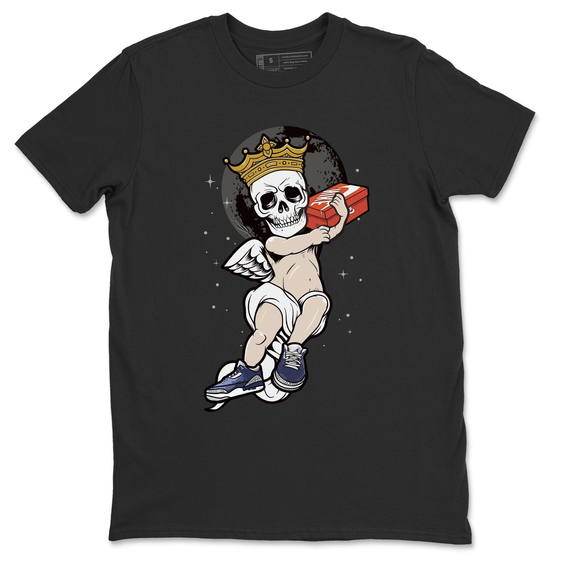 Jordan 3 Midnight Navy Sneaker Match Tees Skull Angel Sneaker Tees Jordan 3 Midnight Navy Sneaker Release Tees Unisex Shirts