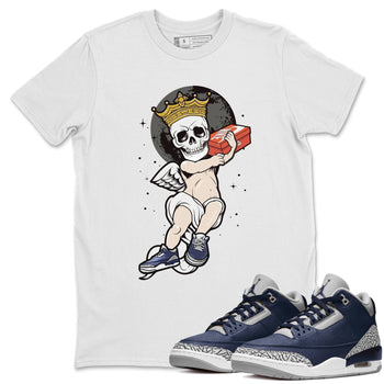 Jordan 3 Midnight Navy Sneaker Match Tees Skull Angel Sneaker Tees Jordan 3 Midnight Navy Sneaker Release Tees Unisex Shirts