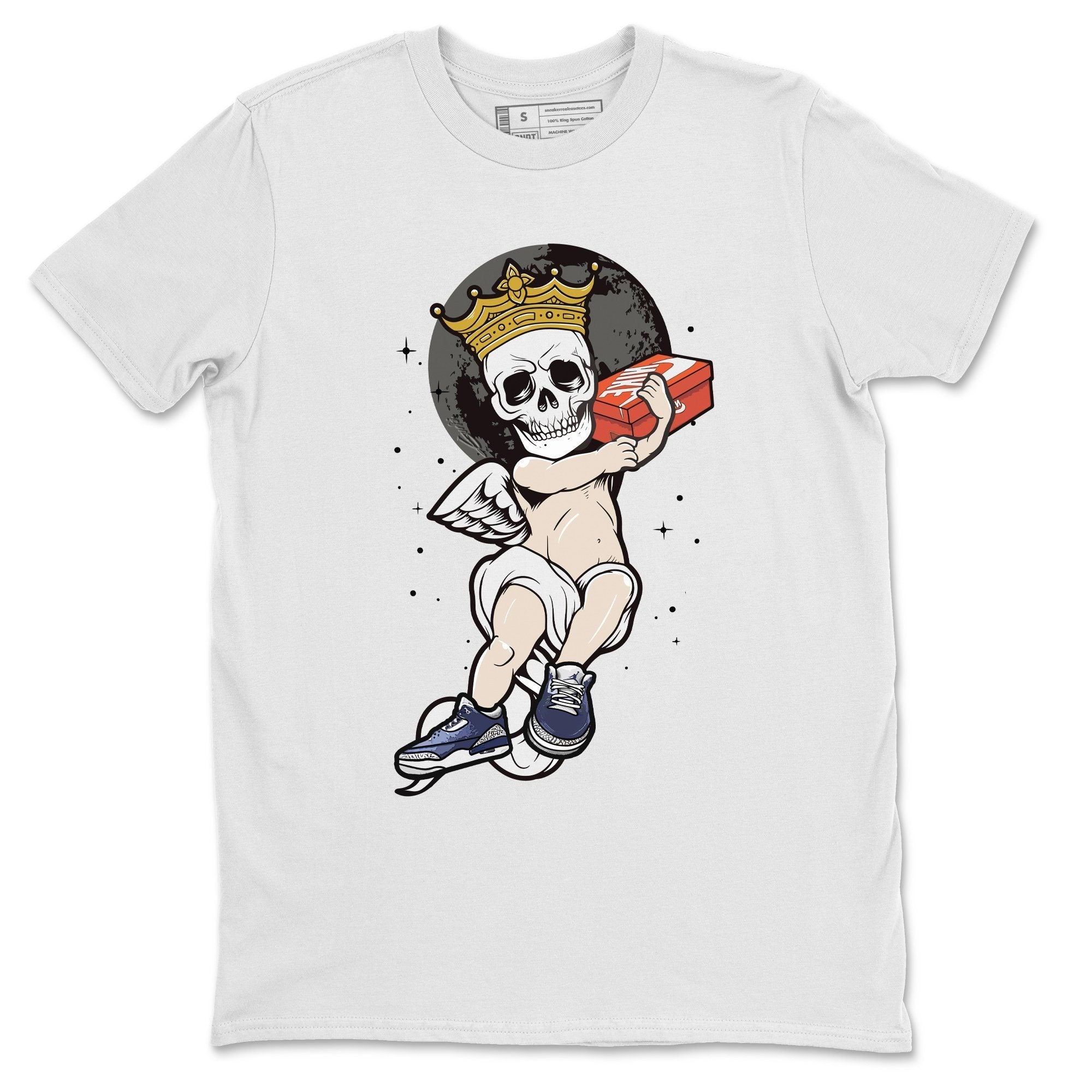 Jordan 3 Midnight Navy Sneaker Match Tees Skull Angel Sneaker Tees Jordan 3 Midnight Navy Sneaker Release Tees Unisex Shirts