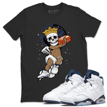Jordan 6 Midnight Navy Sneaker Match Tees Skull Angel Sneaker Tees Jordan 6 Midnight Navy Sneaker Release Tees Unisex Shirts
