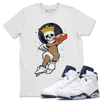 Jordan 6 Midnight Navy Sneaker Match Tees Skull Angel Sneaker Tees Jordan 6 Midnight Navy Sneaker Release Tees Unisex Shirts