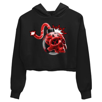 Air Jordan 1 Satin Bred Sneaker Match Tees Skull Bomb Sneaker Tees AJ1 Satin Bred Sneaker Release Tees Women's Shirts Black 2