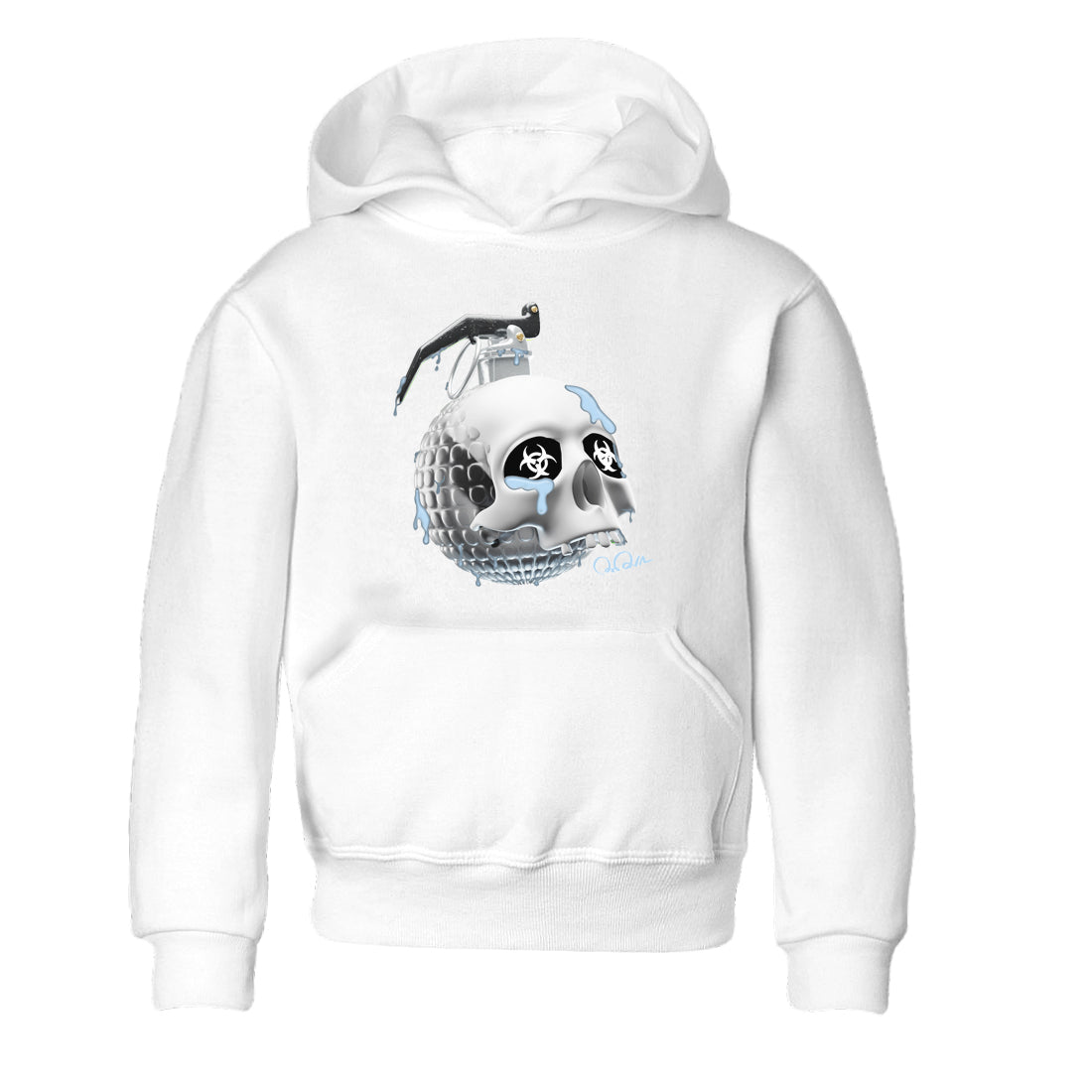 Air Jordan 11 White Cement Sneaker Match Tees Skull Bomb Sneaker Tees Air Jordan 11 Cement Grey Sneaker Release Tees Kids Shirts White 2