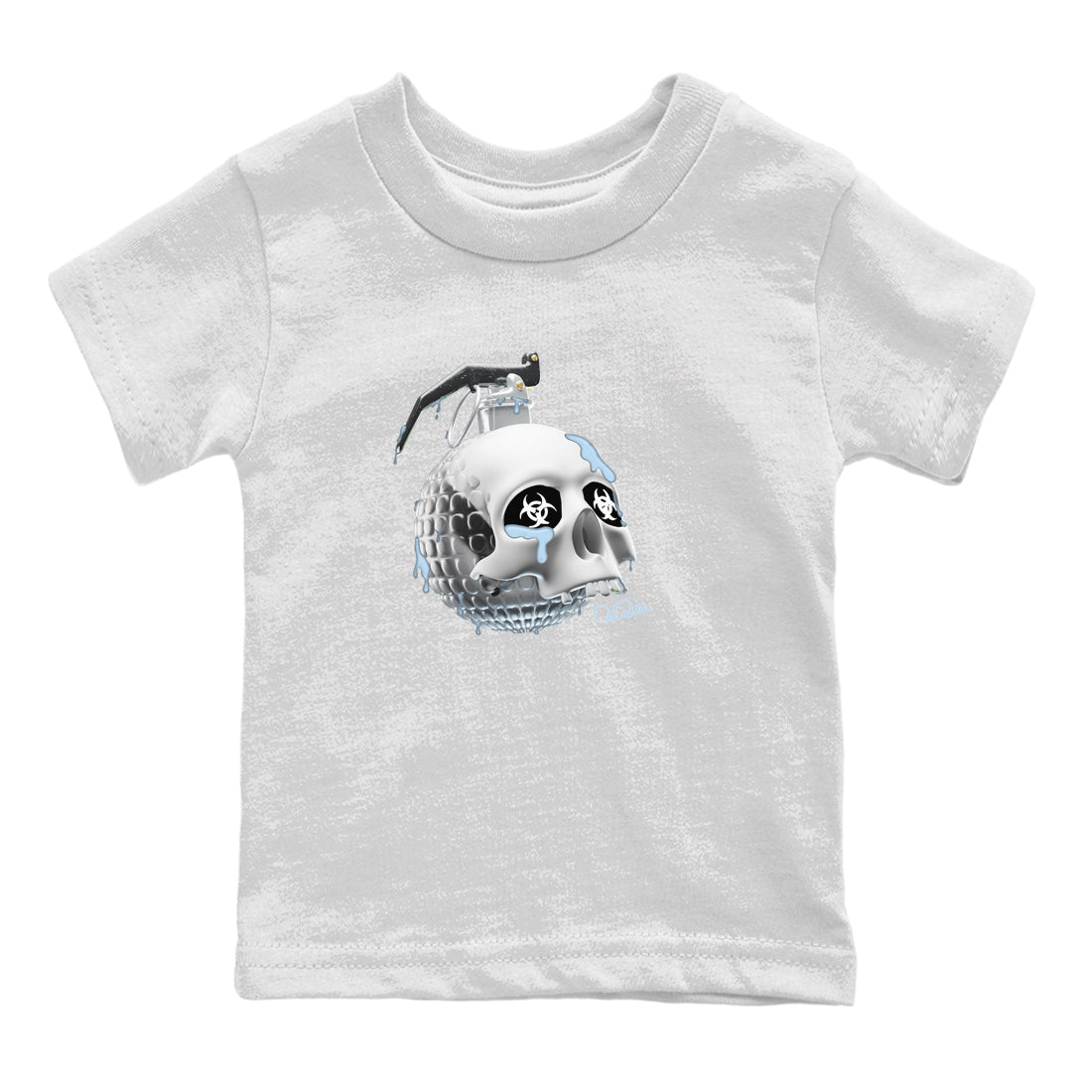 Air Jordan 11 White Cement Sneaker Match Tees Skull Bomb Sneaker Tees Air Jordan 11 Cement Grey Sneaker Release Tees Kids Shirts White 2