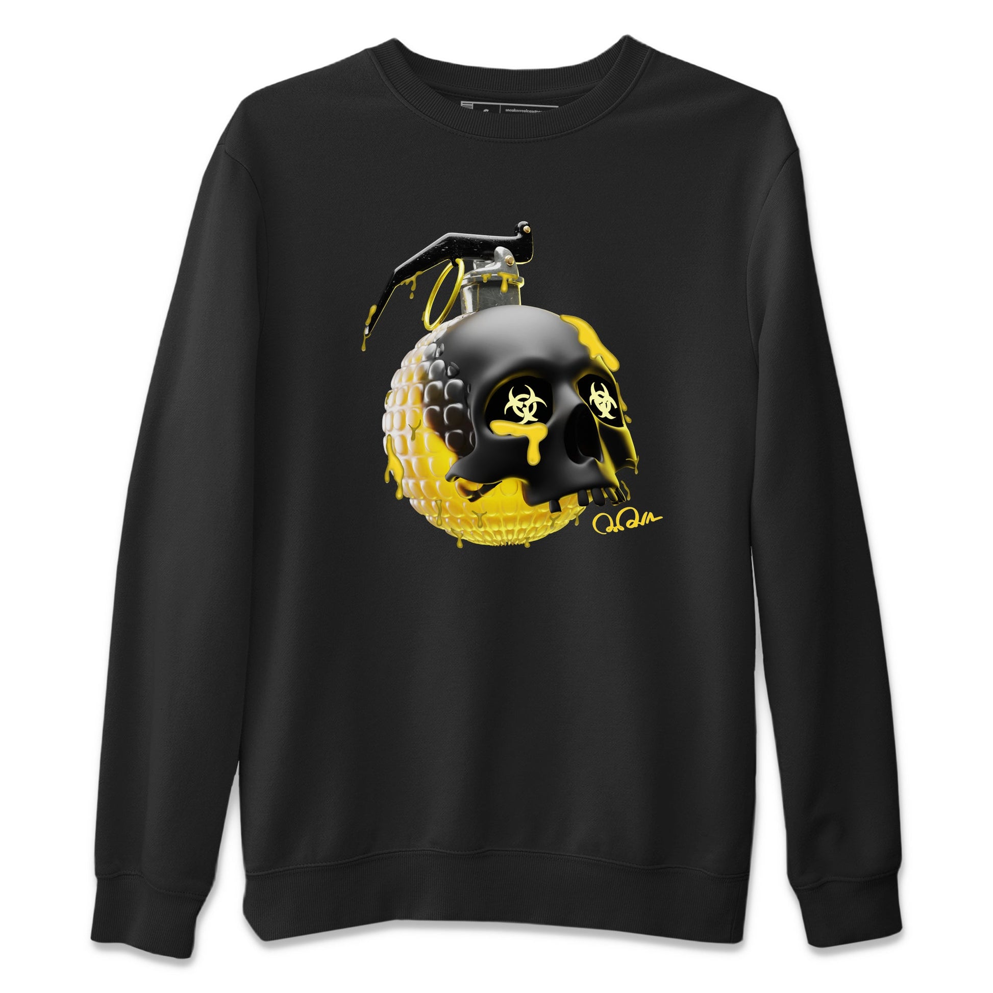 Air Jordan 4 Thunder Sneaker Match Tees Skull Bomb Sneaker Tees AJ4 Thunder Jumpman Sneaker Release Tees Unisex Shirts Black 2