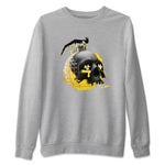 Air Jordan 4 Thunder Sneaker Match Tees Skull Bomb Sneaker Tees AJ4 Thunder Jumpman Sneaker Release Tees Unisex Shirts Heather Grey 2