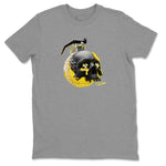 Air Jordan 4 Thunder Sneaker Match Tees Skull Bomb Sneaker Tees AJ4 Thunder Jumpman Sneaker Release Tees Unisex Shirts Heather Grey 2