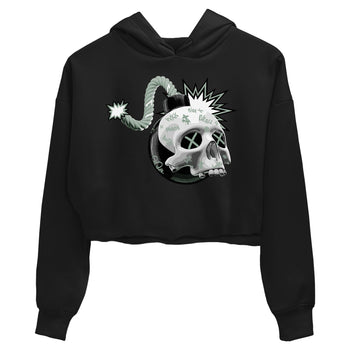 Dunk Mica Green Sneaker Match Tees Skull Bomb Sneaker Tees Dunk Low Mica Green Sneaker Release Tees Women's Shirts Black 2