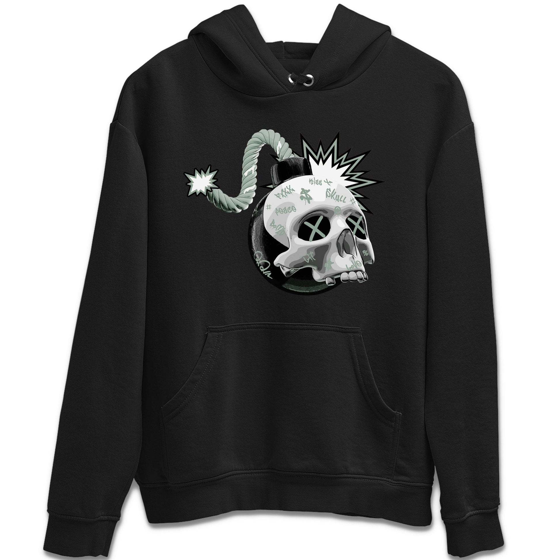 Dunk Mica Green Sneaker Match Tees Skull Bomb Sneaker Tees Dunk Low Mica Green Sneaker Release Tees Unisex Shirts Black 2