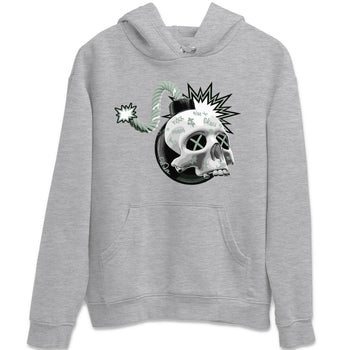 Dunk Mica Green Sneaker Match Tees Skull Bomb Sneaker Tees Dunk Low Mica Green Sneaker Release Tees Unisex Shirts Heather Grey 2