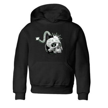 Dunk Mica Green Sneaker Match Tees Skull Bomb Sneaker Tees Dunk Low Mica Green Sneaker Release Tees Kids Shirts Black 2