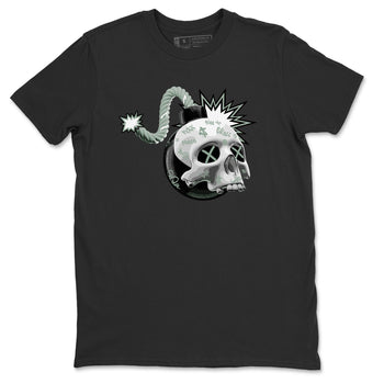 Dunk Mica Green Sneaker Match Tees Skull Bomb Sneaker Tees Dunk Low Mica Green Sneaker Release Tees Unisex Shirts Black 2