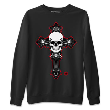 Jordan 12 Playoffs Sneaker Match Tees Skull Cross Sneaker Tees Jordan 12 Playoffs Sneaker Release Tees Unisex Shirts