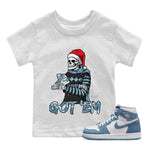 Jordan 1 Denim Sneaker Match Tees Skull Got Em Sneaker Tees Jordan 1 Denim Sneaker Release Tees Kids Shirts