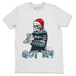 Jordan 1 Denim Sneaker Match Tees Skull Got Em Sneaker Tees Jordan 1 Denim Sneaker Release Tees Unisex Shirts