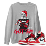 Jordan 1 Lost & Found Sneaker Match Tees Skull Got Em Sneaker Tees Jordan 1 Lost & Found Sneaker Release Tees Unisex Shirts