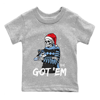 Jordan 1 University Blue Sneaker Match Tees Skull Got Em Sneaker Tees Jordan 1 University Blue Sneaker Release Tees Kids Shirts