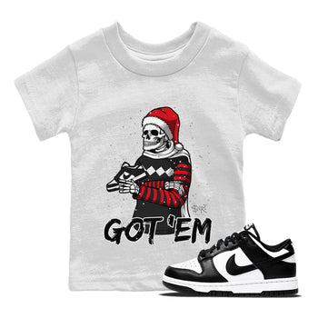 Dunk Panda Sneaker Match Tees Skull Got Em Sneaker Tees Dunk Panda Sneaker Release Tees Kids Shirts