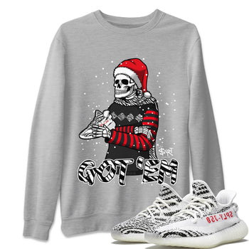 Yeezy 350 Zebra Sneaker Match Tees Skull Got Em Sneaker Tees Yeezy 350 Zebra Sneaker Release Tees Unisex Shirts
