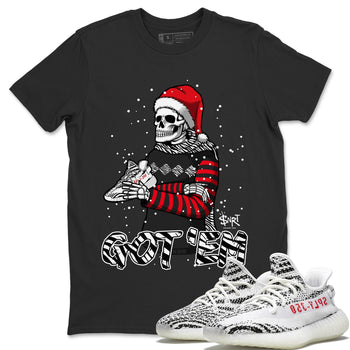 Yeezy 350 Zebra Sneaker Match Tees Skull Got Em Sneaker Tees Yeezy 350 Zebra Sneaker Release Tees Unisex Shirts