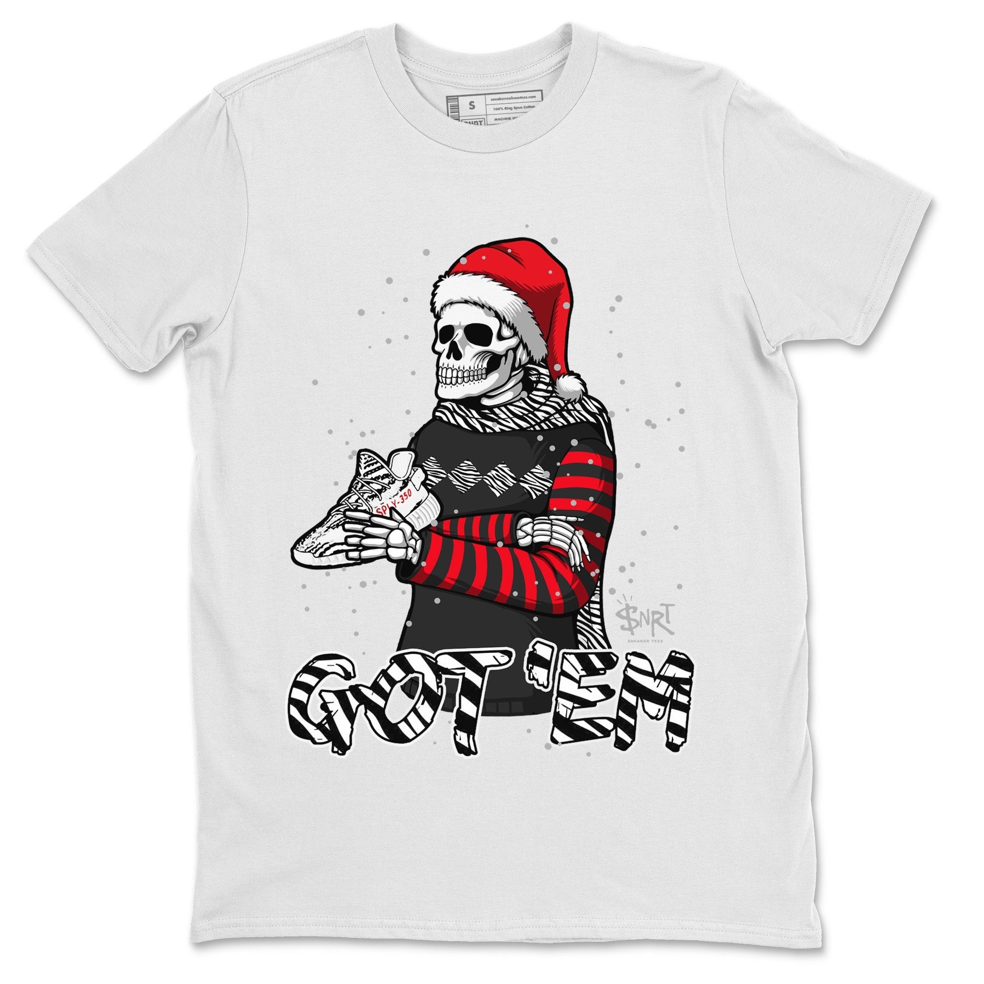 Yeezy 350 Zebra Sneaker Match Tees Skull Got Em Sneaker Tees Yeezy 350 Zebra Sneaker Release Tees Unisex Shirts