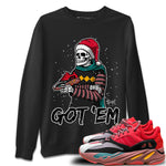 Yeezy 700 Hi-Res Red Sneaker Match Tees Skull Got Em Sneaker Tees Yeezy 700 Hi-Res Red Sneaker Release Tees Unisex Shirts