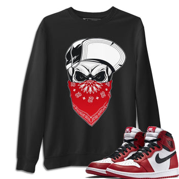 Jordan 1 Varsity Red Sneaker Match Tees Skull Hat Sneaker Tees Jordan 1 Varsity Red Sneaker Release Tees Unisex Shirts