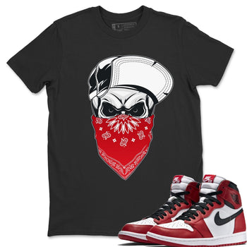 Jordan 1 Varsity Red Sneaker Match Tees Skull Hat Sneaker Tees Jordan 1 Varsity Red Sneaker Release Tees Unisex Shirts