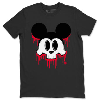 Jordan 4 Red Thunder Sneaker Match Tees Skull Mouse Sneaker Tees Jordan 4 Red Thunder Sneaker Release Tees Unisex Shirts