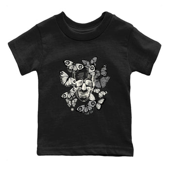 3 Ivory shirt to match jordans Skull With Butterflies sneaker tees Air Jordan 3 Ivory SNRT Sneaker Release Tees Streetwear baby toddler Black 2 cotton Shirt