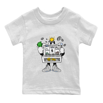 Jordan 6 Cool Grey Sneaker Match Tees Slot Machine Sneaker Tees Jordan 6 Cool Grey Sneaker Release Tees Kids Shirts