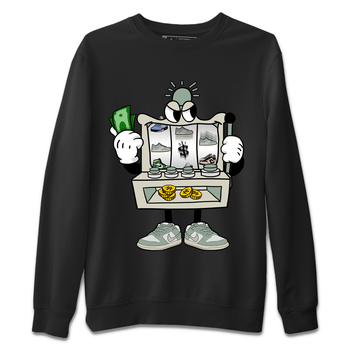 Dunk Low Mica Green Sneaker Match Tees Slot Machine Sneaker Tees Dunk Mica Green Sneaker Release Tees Unisex Shirts Black 2